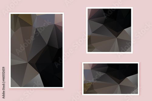 abstract textured polygonal background vector. Blurry triangle design. The pattern can be used for the background.	