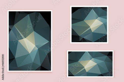 abstract textured polygonal background vector. Blurry triangle design. The pattern can be used for the background.	