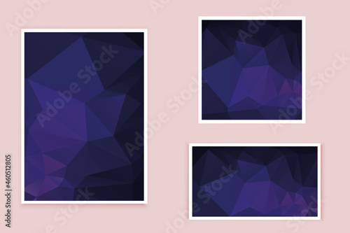 abstract textured polygonal background vector. Blurry triangle design. The pattern can be used for the background.	