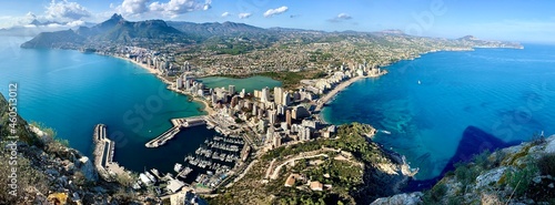 Panorámica de Calpe desde Peñón de Ifach