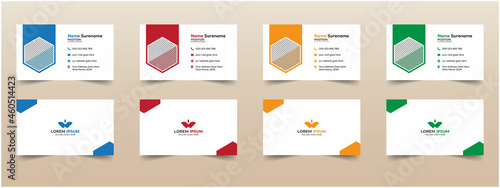 Professional Business Card Or Visiting Card Design Template