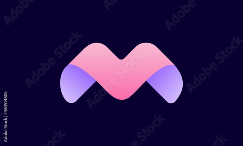 Letter M Logo Modern and Creative. Initial Letter Logo.