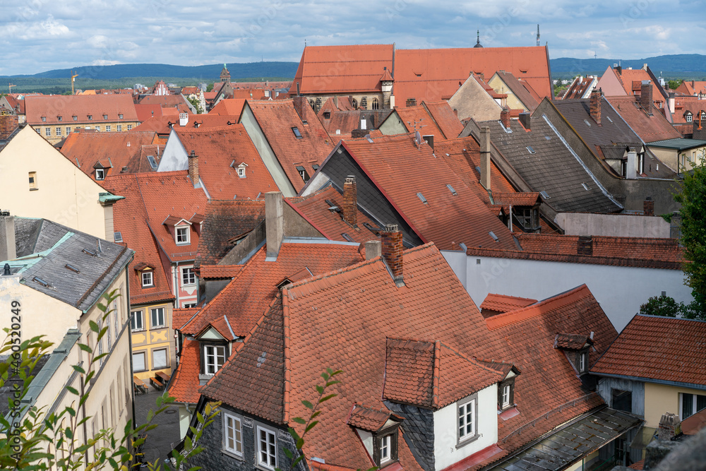 Bamberg, Häuserdächer
