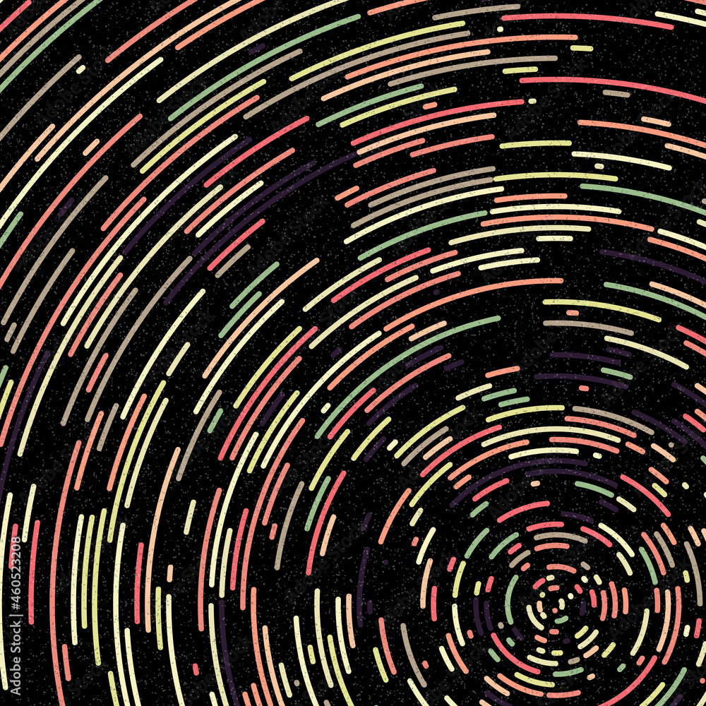 Fototapeta premium Colorful Universe Distribution Computational Generative Art background illustration