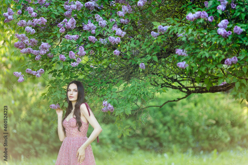 Portrait of a very beautiful sensual girl in a long dress Portrait of a very beautiful sensual girl in a long dress