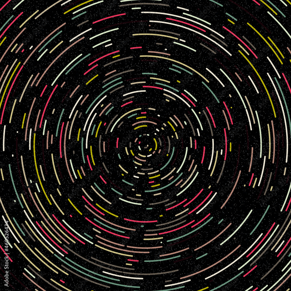Fototapeta premium Colorful Universe Distribution Computational Generative Art background illustration