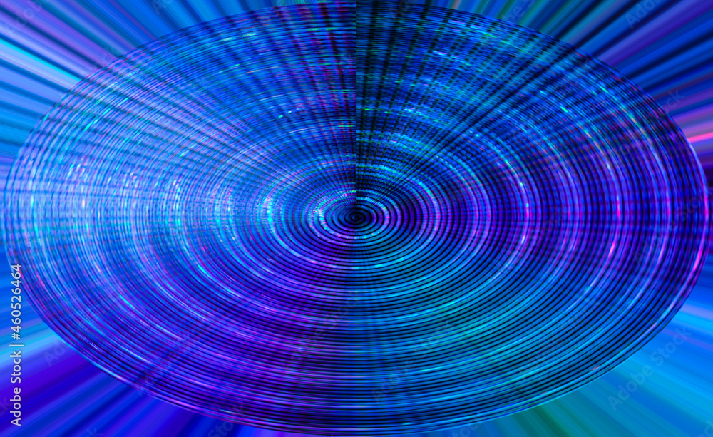 Abstract circle light trails, illustration design Abstract circle light trails, illustration design