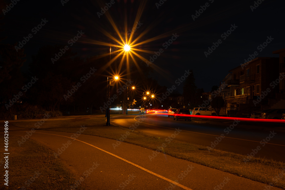 Street view has done during the night with the long exposure 