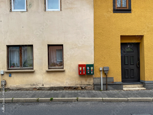 Haus mit Kaugummiautomat