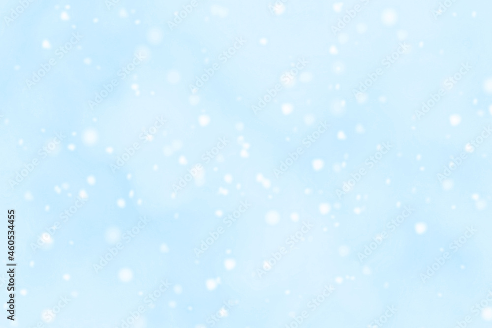 Abstract snowfall background.  Concept for winter season, Christmas and New Year. 
