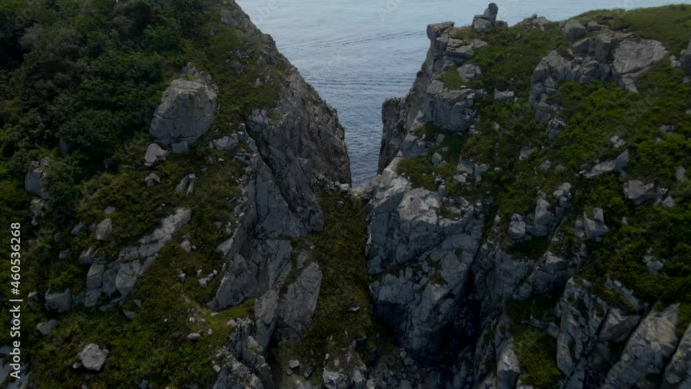 Aerial view of the cliffs next to sea
Aerial view of the cliffs next to sea