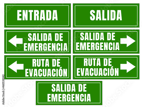 SEÑALIZACION EMPRESAS SALIDA DE EMERGENCIA photo