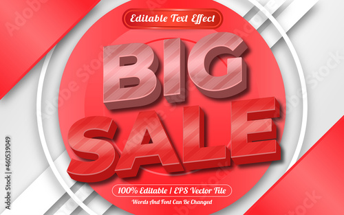Editable text effect super big sale sale template style