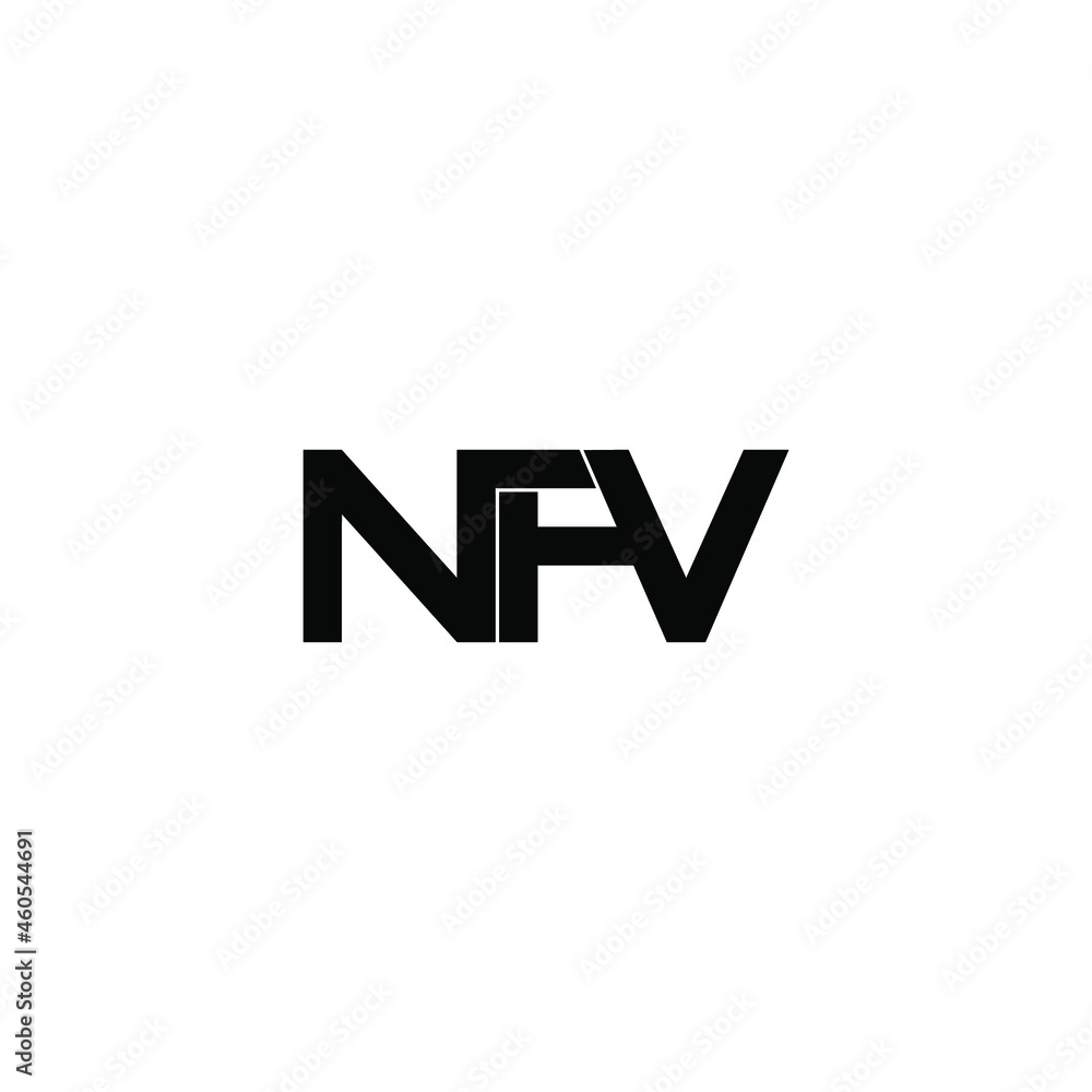 nfv initial letter monogram logo design nfv initial letter monogram logo design