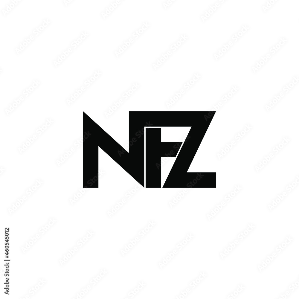 nfz initial letter monogram logo design nfz initial letter monogram logo design