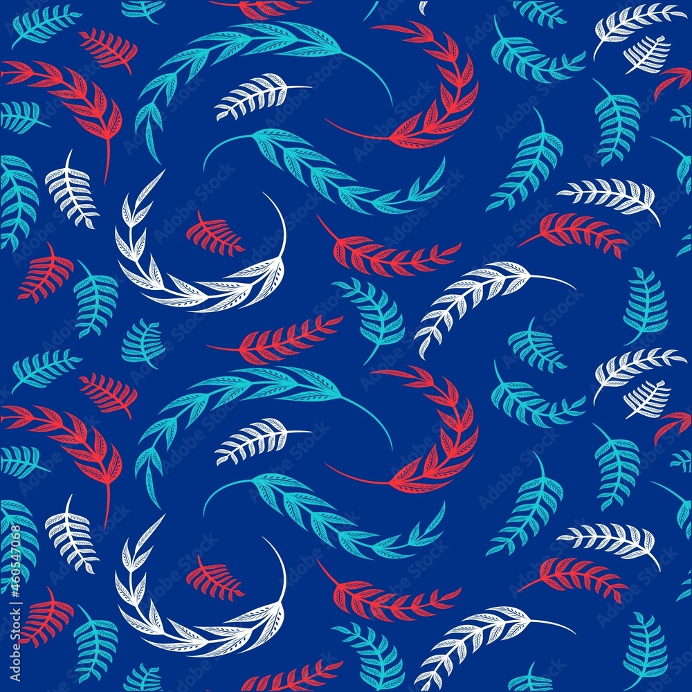 flowers pattern with leaves and background spring and winter design flowers pattern with leaves and background spring and winter design