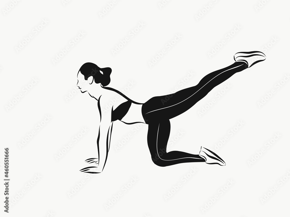 silhouette of a person running