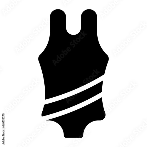 swimsuit glyph icon
