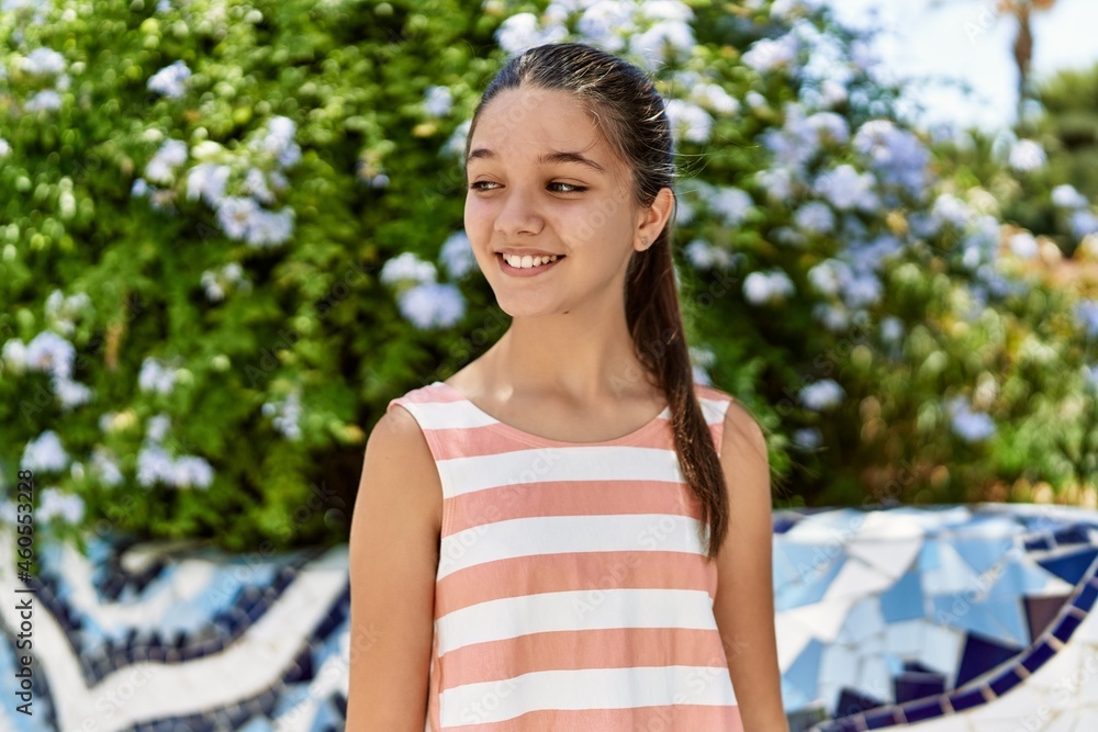 Caucasian teenager girl smiling happy standing at the city. Caucasian teenager girl smiling happy standing at the city.