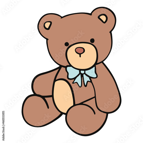 teddy bear with a bow