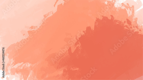 Orange watercolor background for textures backgrounds and web banners design