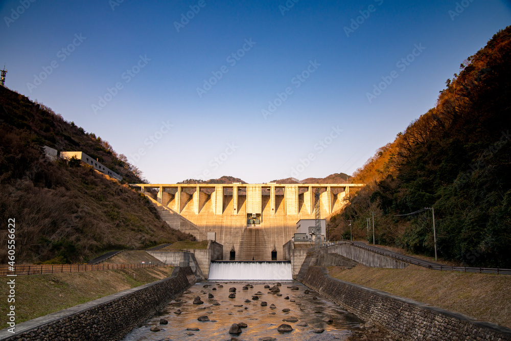 苫田ダム　岡山県吉井川上流のダム