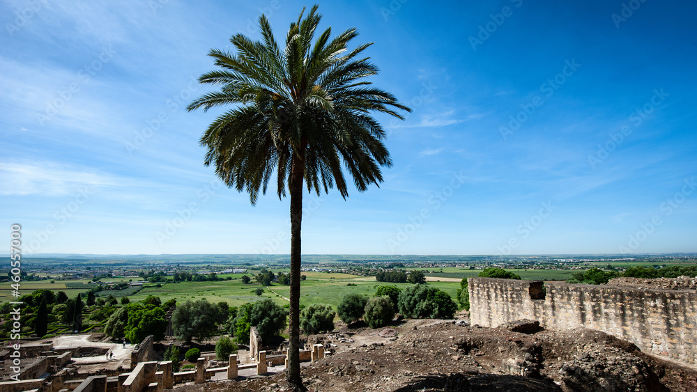 Madinat al-Zahra (Medina Azahara), the ruins of a fortified Arab Muslim medieval palace-city near Cordoba, Spain Madinat al-Zahra (Medina Azahara), the ruins of a fortified Arab Muslim medieval palace-city near Cordoba, Spain