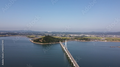 斜張橋　周防大橋 山口県　瀬戸内海の景色 © YuAiru