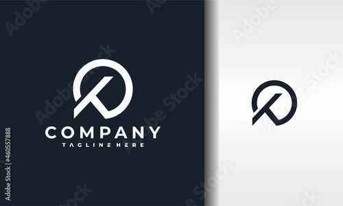 monogram letter OK logo