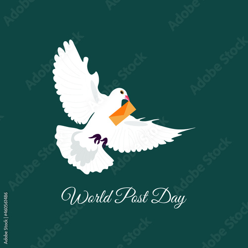 world postal day , Vector Illustration.