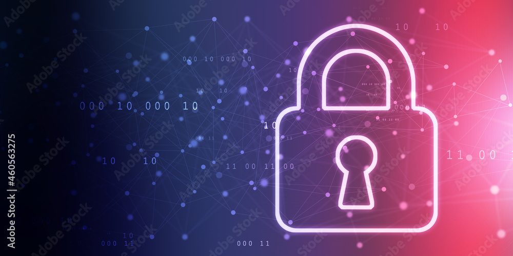 2d illustration Safety concept: Closed Padlock on digital background
2d illustration Safety concept: Closed Padlock on digital background
