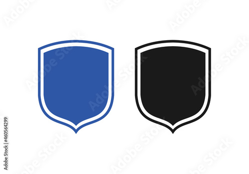 Shield Logo Icon Vector. Secure And Protection Icon Symbol Template