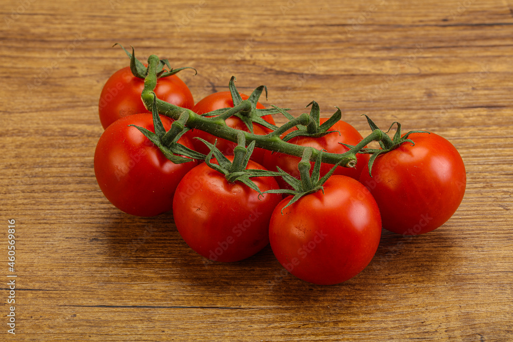 Fresh ripe cherry tomato branch Fresh ripe cherry tomato branch