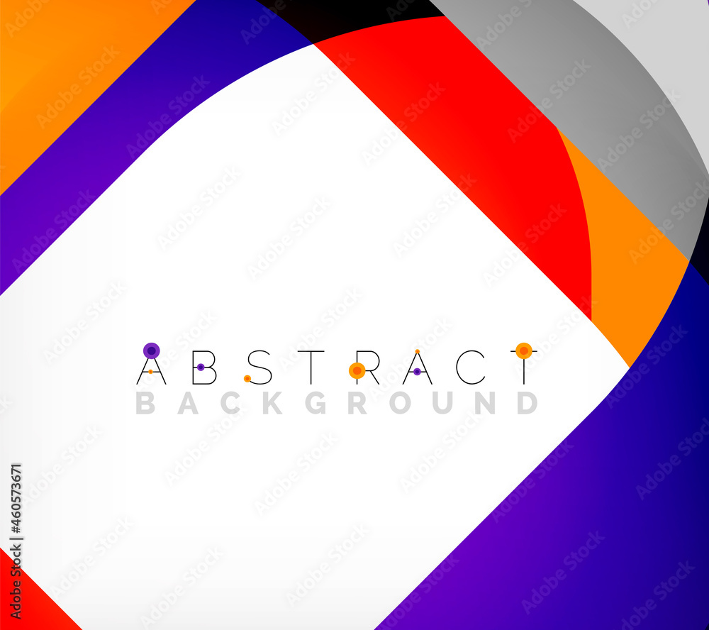 Abstract square shape with overlapping waves, minimal geometric background. Vector Illustration For Wallpaper, Banner, Background, Landing Page Abstract square shape with overlapping waves, minimal geometric background. Vector Illustration For Wallpaper, Banner, Background, Landing Page