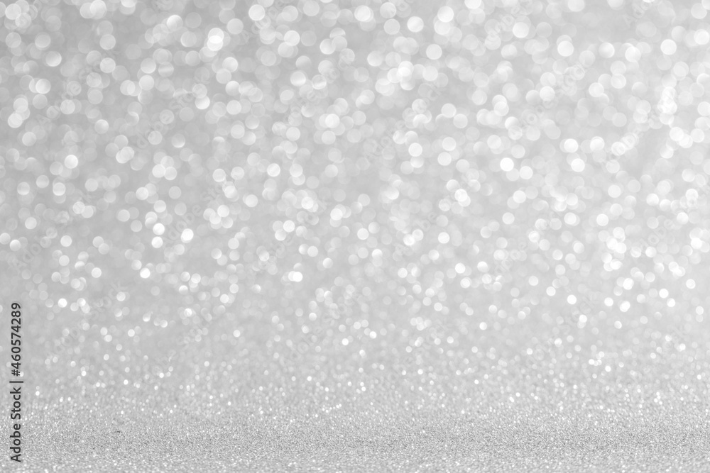 Silver glitter holiday background