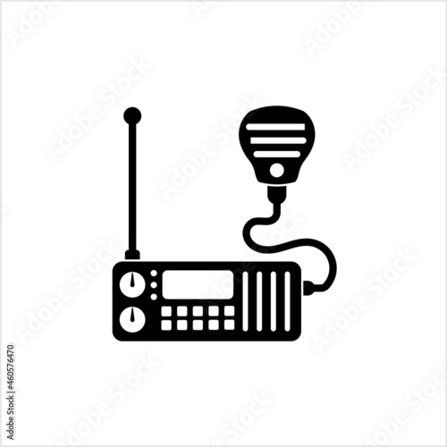 Ham Radio Icon, Amateur Radio Icon, Wireless Radio Frequency Message Exchange