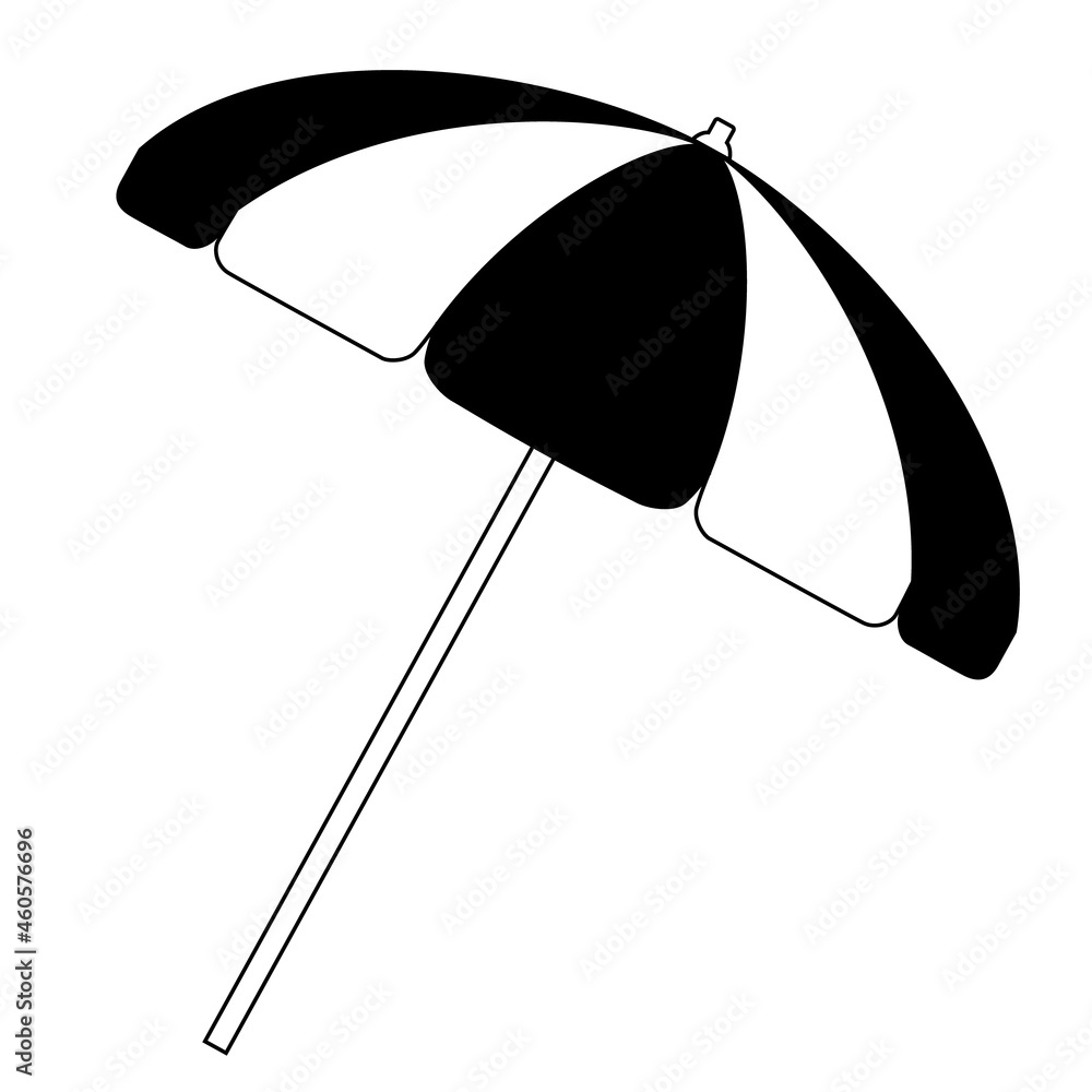 ビーチパラソルのベクターイラスト Stock Vector Adobe Stock ビーチパラソルのベクターイラスト Stock Vector Adobe Stock