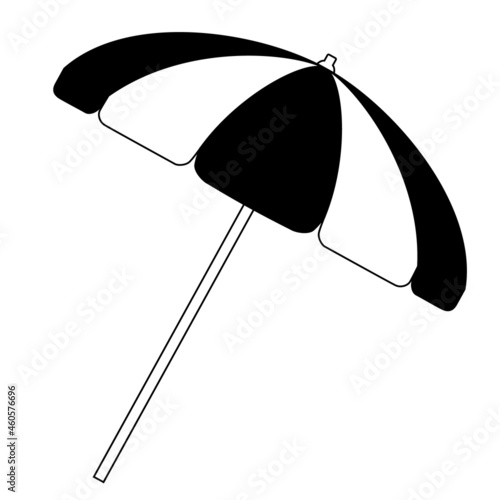 ビーチパラソルのベクターイラスト Stock Vector Adobe Stock