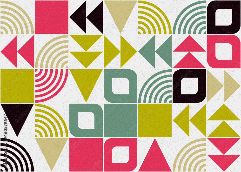 Obraz premium Abstract Geometric Pattern generative computational art illustration