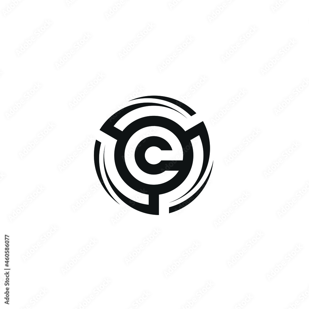Logo Design Initials Letter E with Circling Pattern, Symbol Icon For Business Consulting and Financial Business, Abstract Style Logo Design Initials Letter E with Circling Pattern, Symbol Icon For Business Consulting and Financial Business, Abstract Style