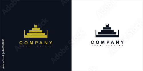 Modern luxury logo design, luxury logo background
