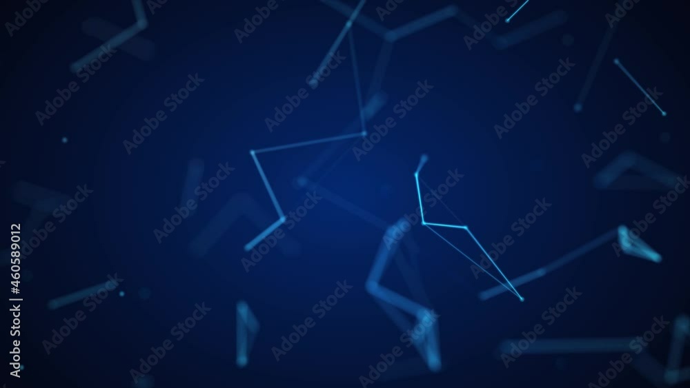 Data Connection moving dots and lines transform. Network connection structure. 3d. Technology network concept. Seamless loop. Data Connection moving dots and lines transform. Network connection structure. 3d. Technology network concept. Seamless loop.