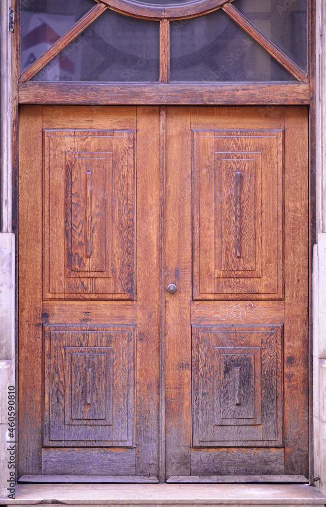old wooden door old wooden door