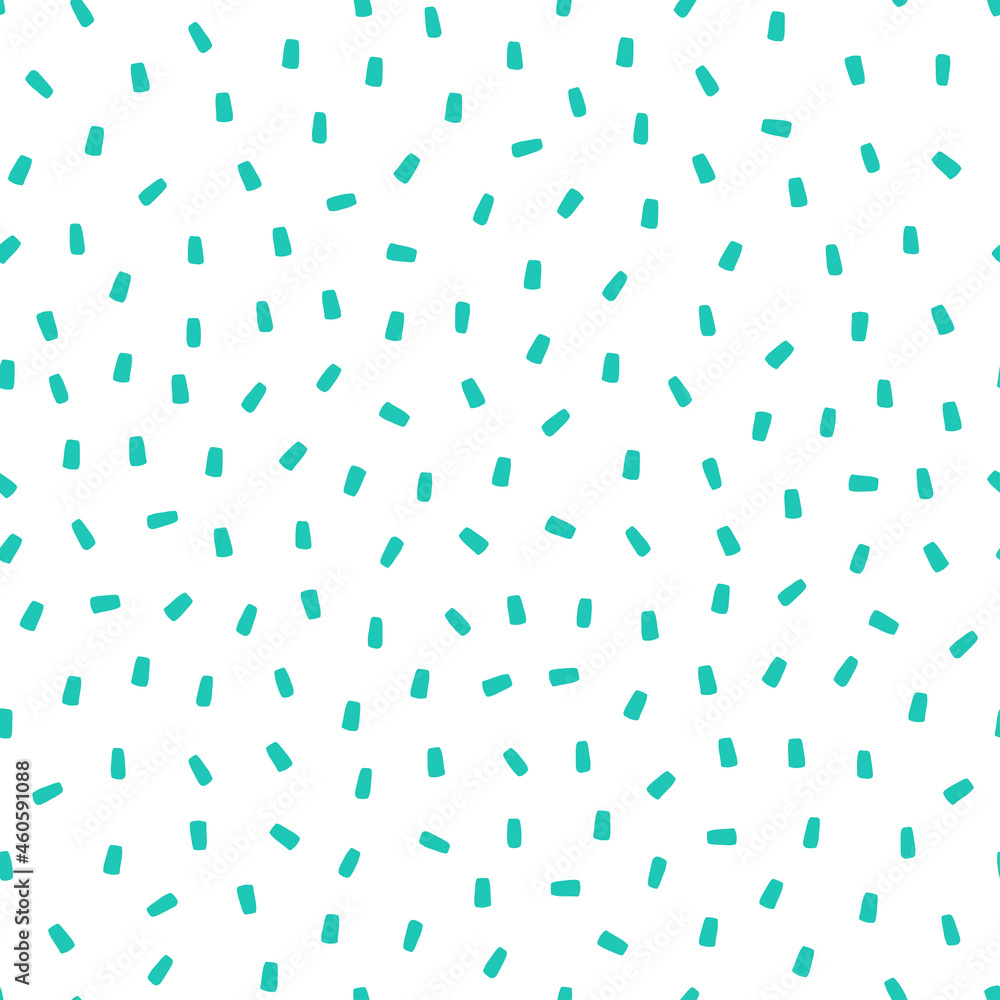 White seamless pattern with blue sprinkles background. White seamless pattern with blue sprinkles background.