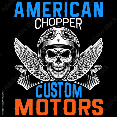 American chopper custom motors...t-shirt design