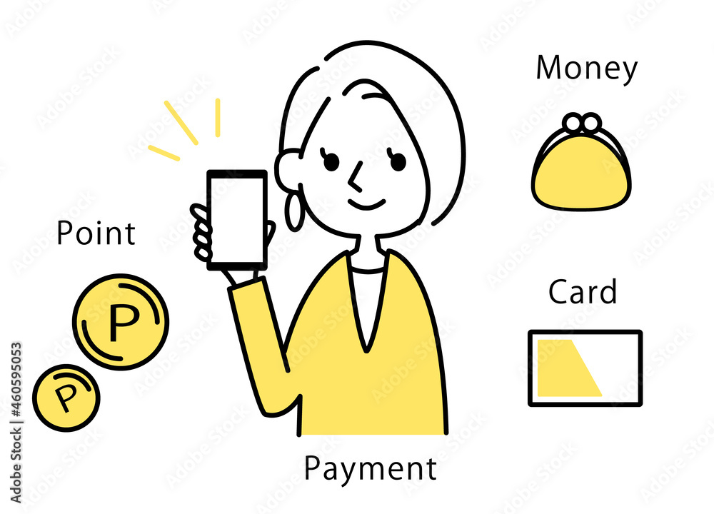 電子マネーで支払うキャリアウーマンのイラスト ベクター素材 Stock Vector Adobe Stock 電子マネーで支払うキャリアウーマンのイラスト ベクター素材 Stock Vector Adobe Stock