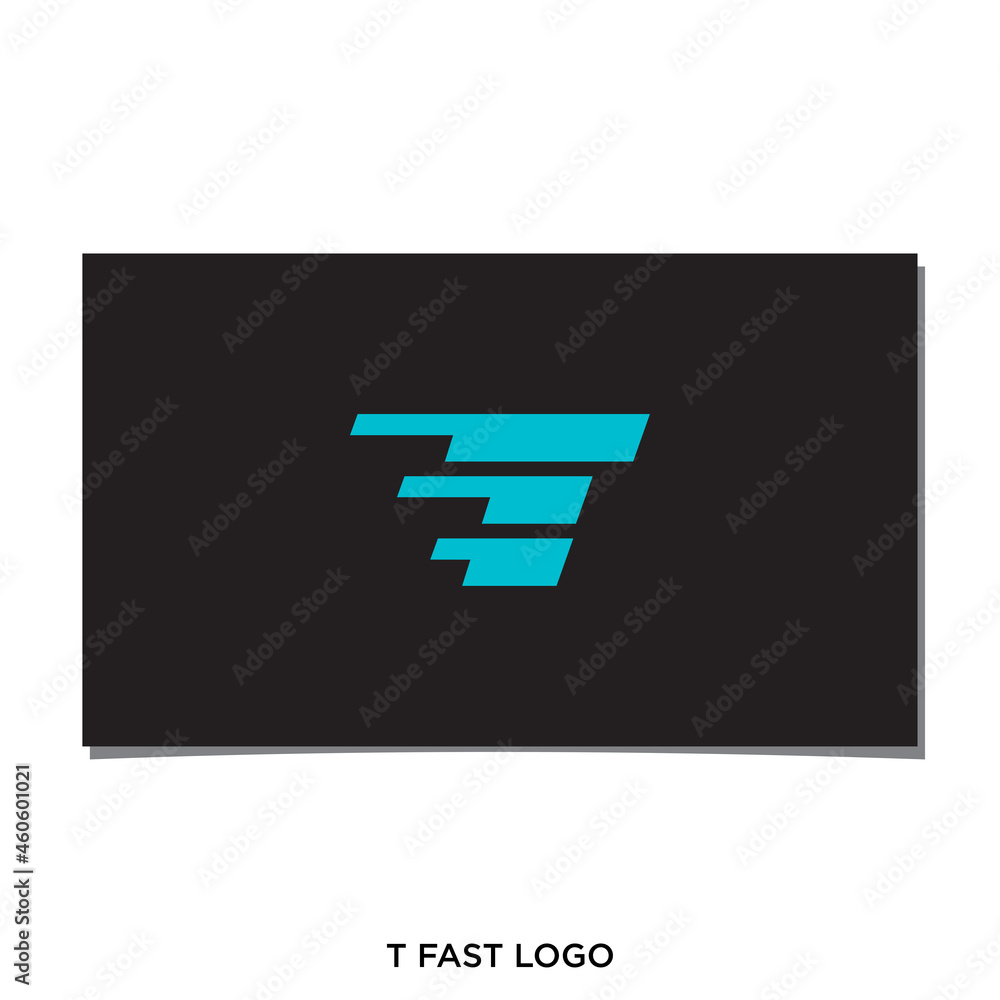 T FAST LOGO DESIGN VECTOR T FAST LOGO DESIGN VECTOR