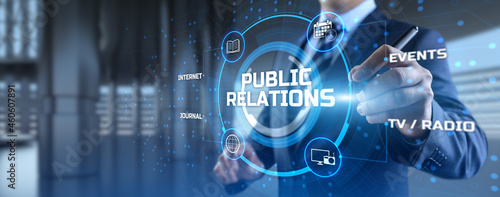 Tela PR Public relations concept
