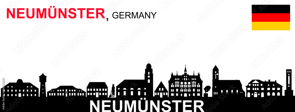 Obraz premium Skyline Neumünster