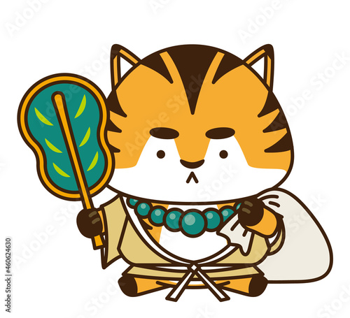 七福神の布袋様に扮した寅